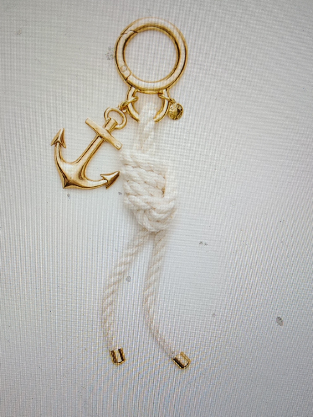 New J Crew Bag Charm Purse Backpack Anchor Sailing Boat Beach Water